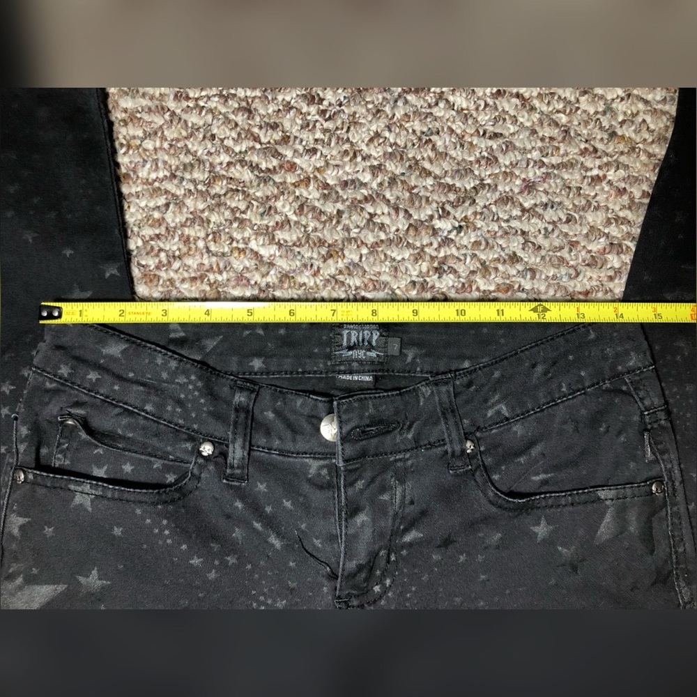 tripp black starred black skinny jeans ⭐️ - Picture 5 of 8
